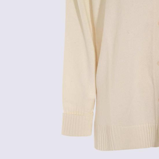  막스마라 스웨터 막스 마라 불 니트웨어  화이트 - MAX MARA