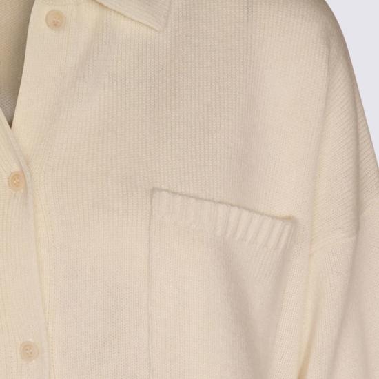  막스마라 스웨터 막스 마라 불 니트웨어  화이트 - MAX MARA