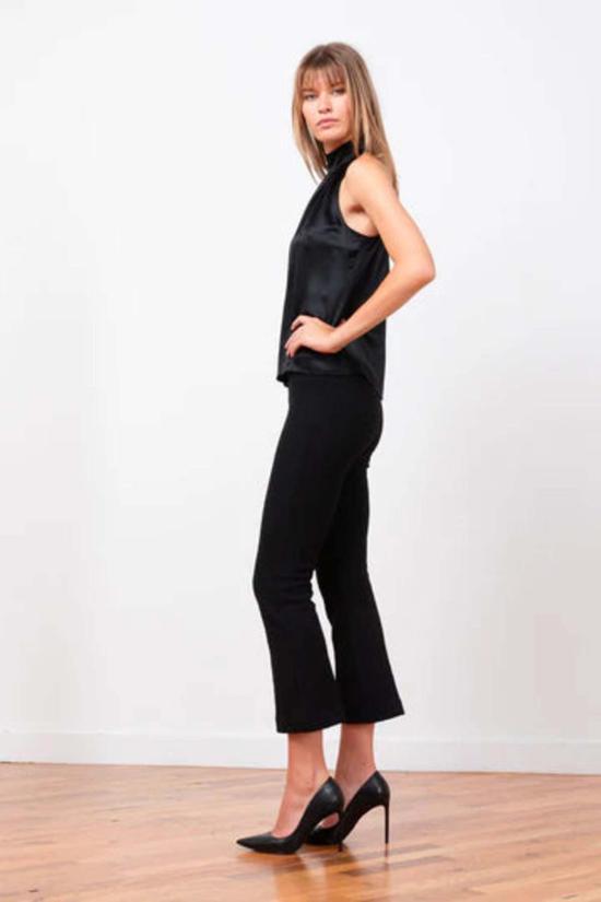  에비뉴 몽테뉴 크롭 팬츠 Avenue Montaigne 레오 부클 팬츠 - AVENUE MONTAIGNE