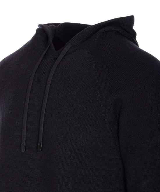  톰포드 긴팔 티셔츠 톰 포드 심리스 후디 블랙 - TOMFORD