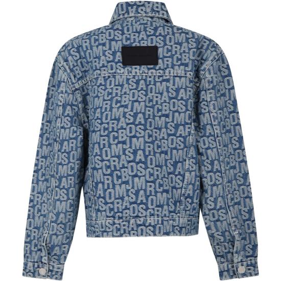  [키즈] 마크제이콥스 자켓 마크 제이콥스 아동용 데님 재킷 (전체 로고 디자인) - MARC JACOBS