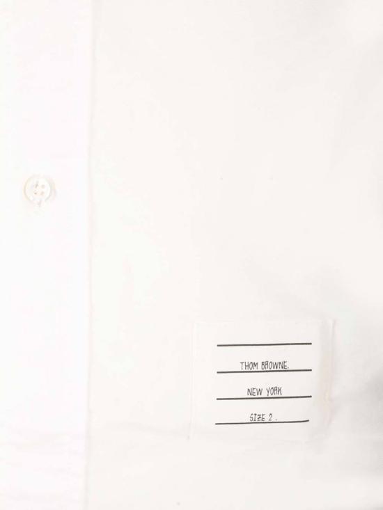  톰브라운 긴팔 셔츠 톰 브라운 클래식 옥스포드  화이트 - THOM BROWNE