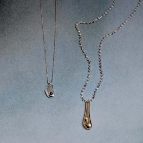  메탈렙시스 프로젝트 목걸이/팬던트 몰튼 페블 I 네크리스 - METALEPSIS PROJECTS