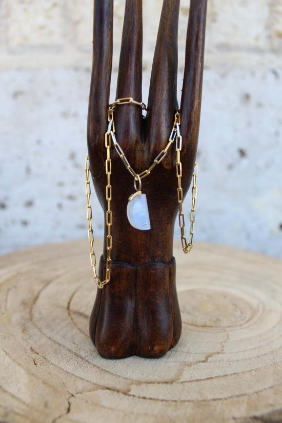  카린 루바스 목걸이/팬던트 다이아몬드 & 골드 문 펜던트 - KARIN LUVAAS