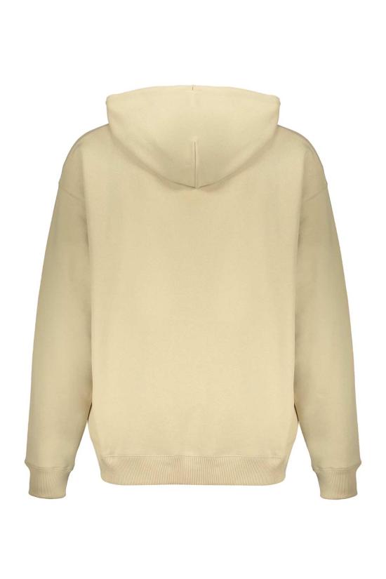  오프화이트 긴팔 티셔츠 로고 스웨트셔츠 베이지 - OFF WHITE