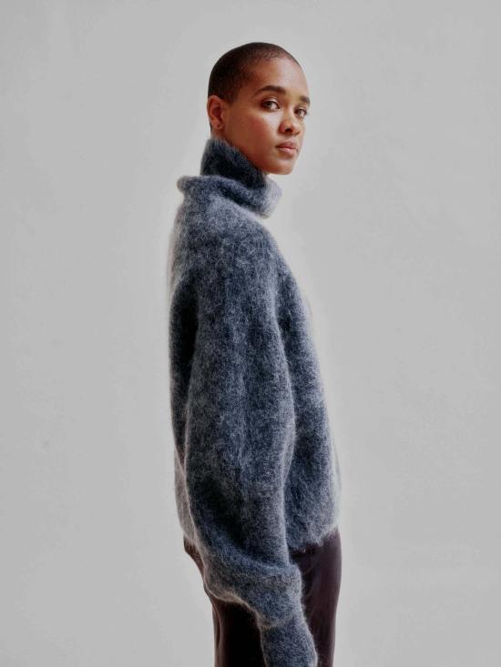  사야카 다비스 뉴욕 터틀넥 사야카 데이비스 뉴욕 모헤어 하이넥 스웨터 - SAYAKA DAVIS NEW YORK