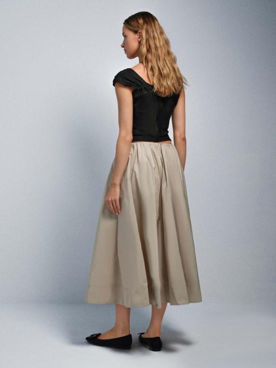  설리번 롱 스커트 타프타 스커트 - SULLIVAN