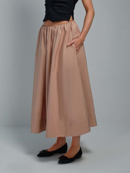  Sullivan 롱 스커트 설리번 타프타 스커트