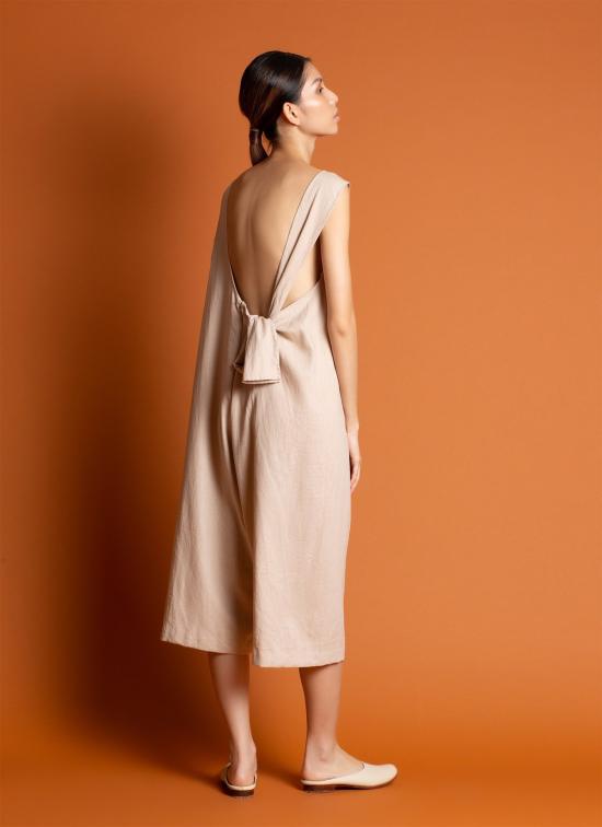  KAAREM 점프수트 카렘 샘플 / 애즈 이즈 캣 추 백 노트 타이 원지 다크 크림/블러쉬 - OTHER BRANDS