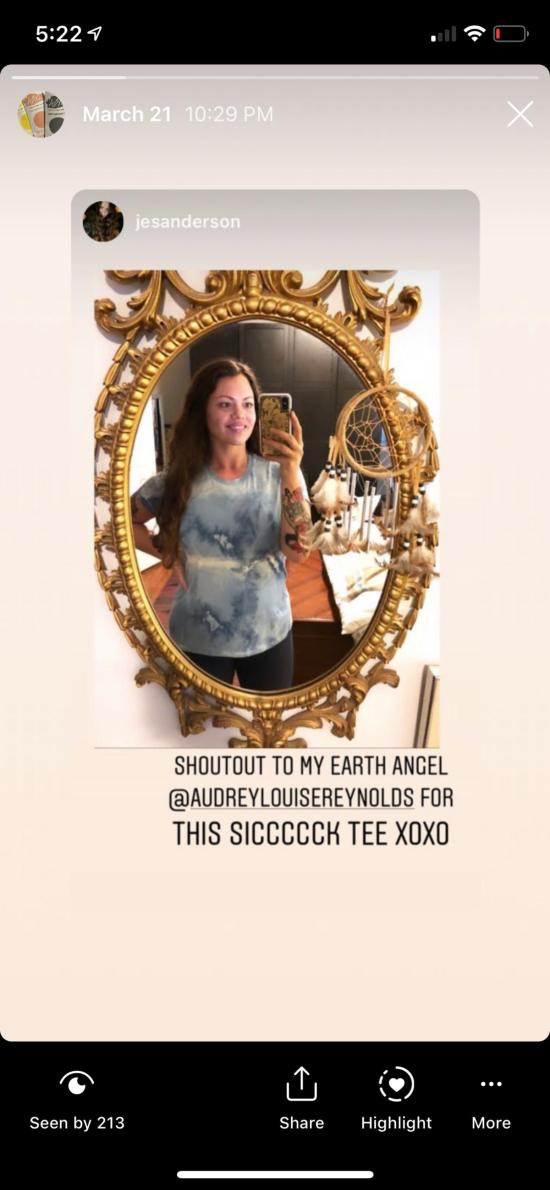  Audrey Louise Reynolds 반팔 티셔츠 오드리 루이스 레이놀즈 알르 블랙 피티드 셔츠 - OTHER BRANDS