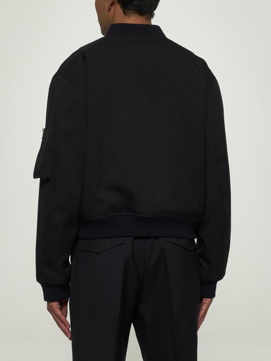  질샌더 봄버 자켓 질 샌더 나일론 패딩 봄버 재킷 (블루) - JIL SANDER