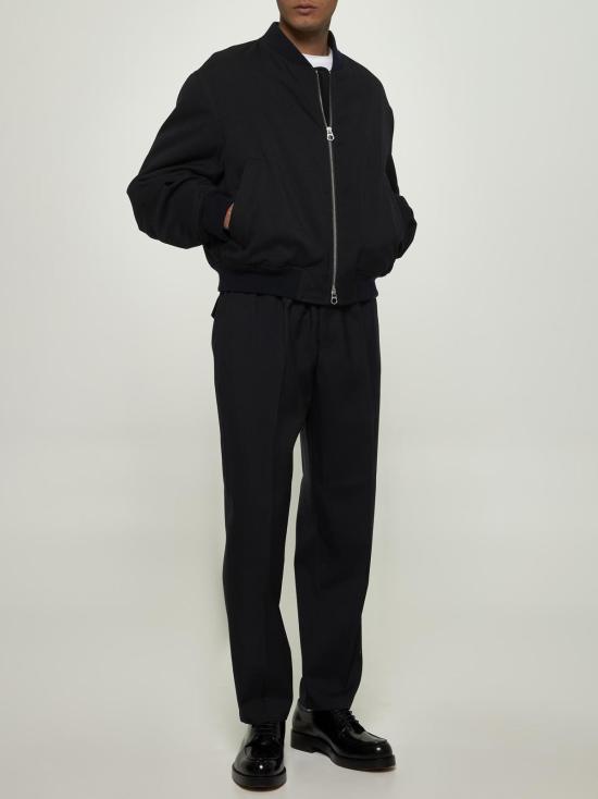  질샌더 봄버 자켓 질 샌더 나일론 패딩 봄버 재킷 (블루) - JIL SANDER