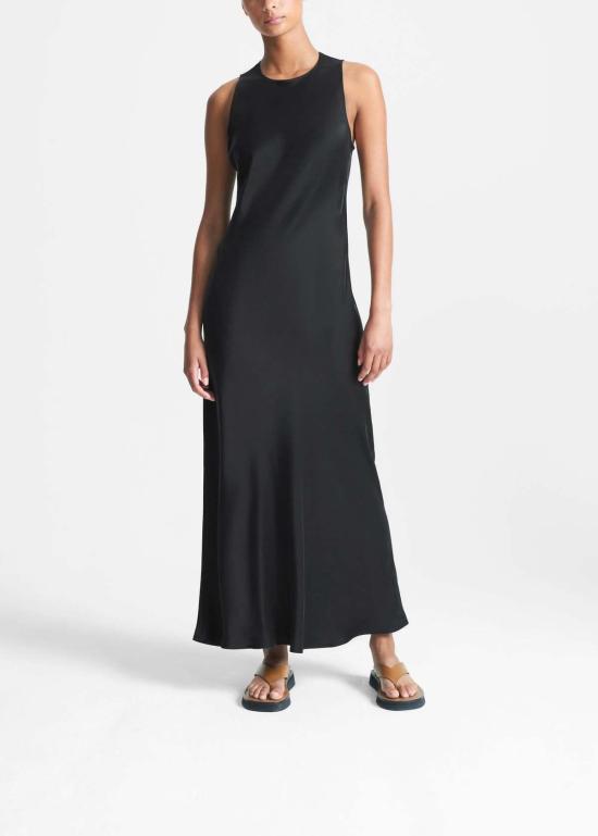  아세노 롱 원피스 발렌시아 슬립 드레스 - ASCENO