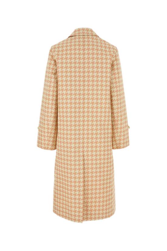  버버리 코트 자수 트윌  셔벗팁체크 - BURBERRY