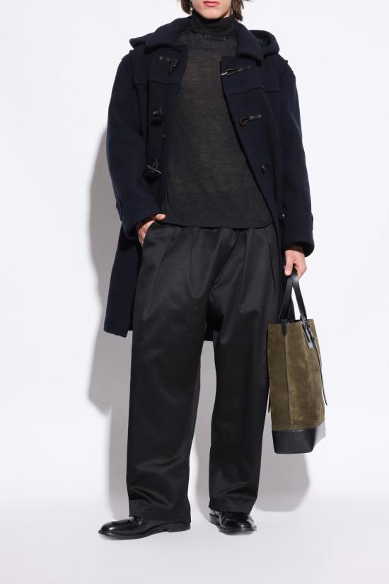  마르지엘라 부츠 메종  블랙 가죽 앵클 - MAISON MARGIELA