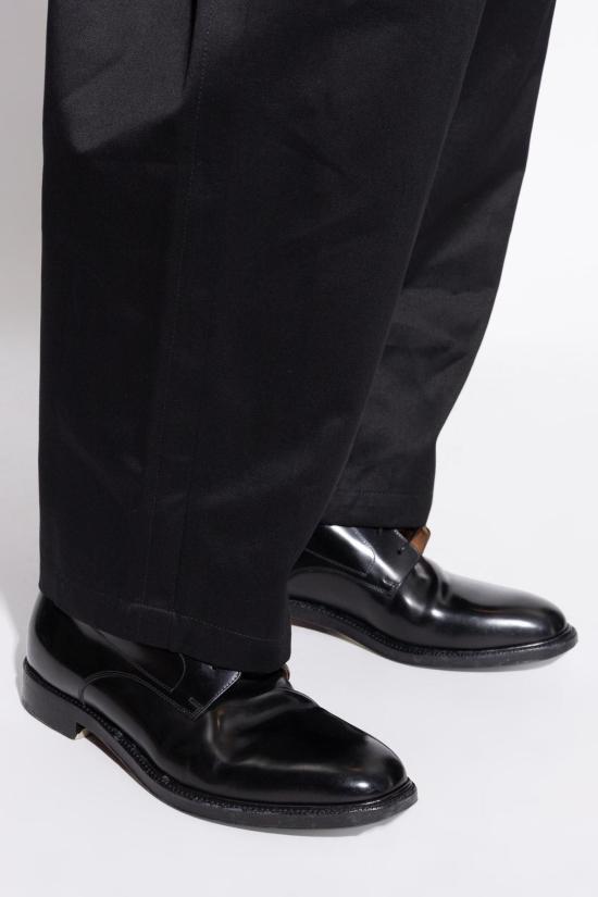  마르지엘라 부츠 메종  블랙 가죽 앵클 - MAISON MARGIELA