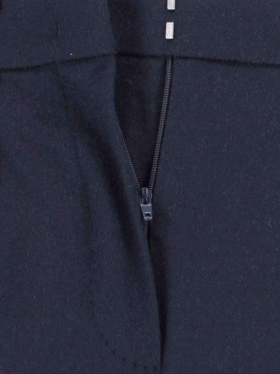  막스마라 스트레이트 팬츠 막스 마라 테일러드 팬츠 블루 - MAX MARA