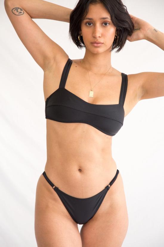  Galamaar 비키니 수영복 갈라마르 슬림 라인 브리프 느와르