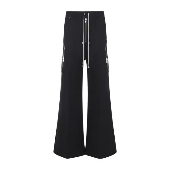  릭 오웬스 트레이닝/조거 팬츠 하이저 벨라스  블랙 - RICK OWENS