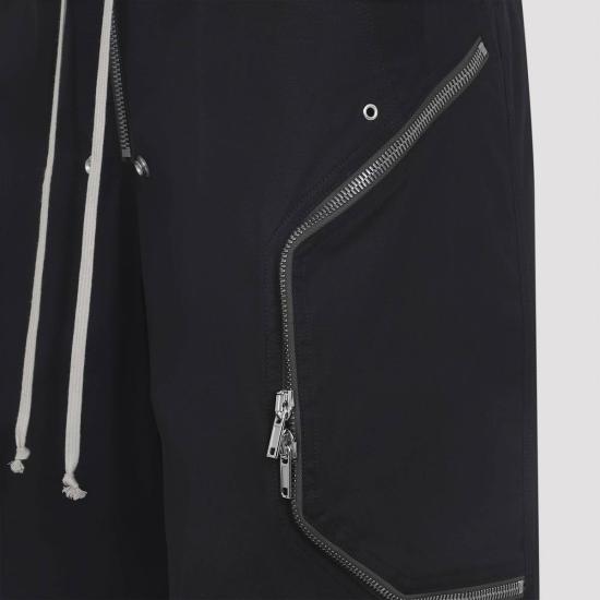  릭 오웬스 트레이닝/조거 팬츠 하이저 벨라스  블랙 - RICK OWENS