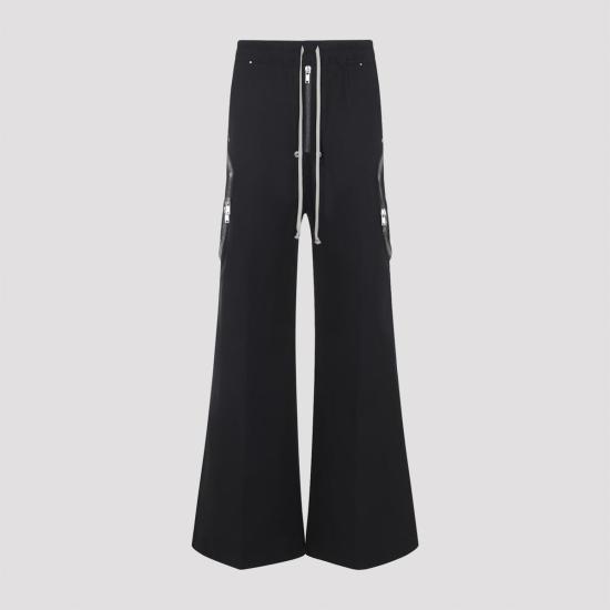  릭 오웬스 트레이닝/조거 팬츠 하이저 벨라스  블랙 - RICK OWENS