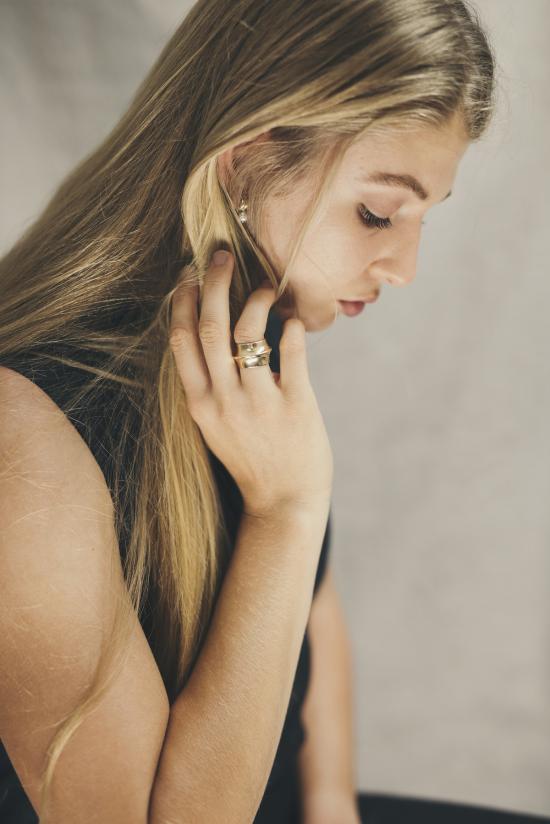  Uni 반지 유니 주얼리 루아 스테이트먼트 링 - OTHER BRANDS