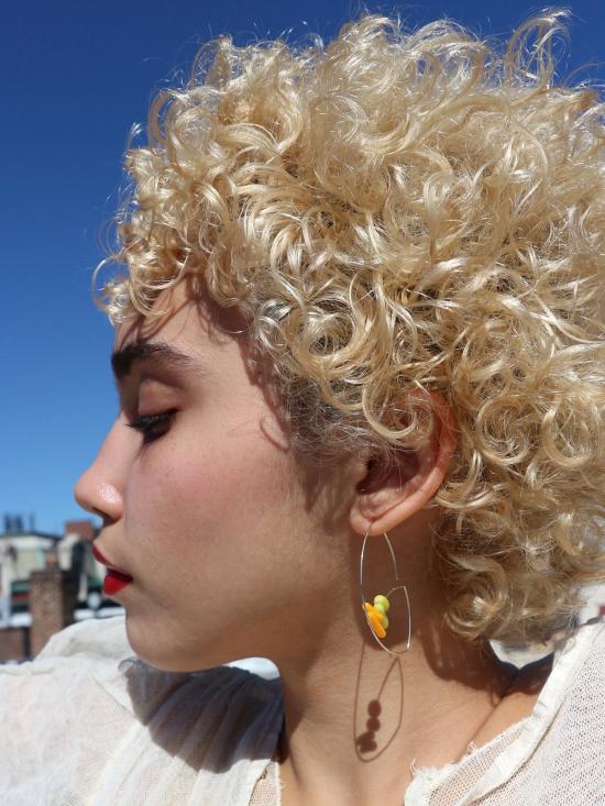  멜리사 맥아더 이어링 바다 대나무 귀걸이