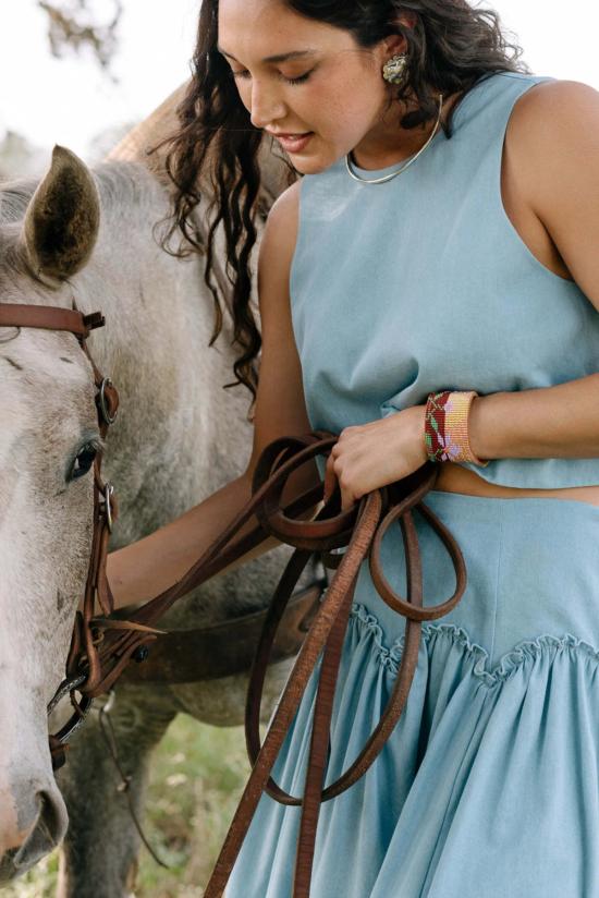  누데이 컬렉션 목걸이/팬던트 눈데이 컬렉션 세련된 실버 칼라 목걸이 - NOONDAY COLLECTION