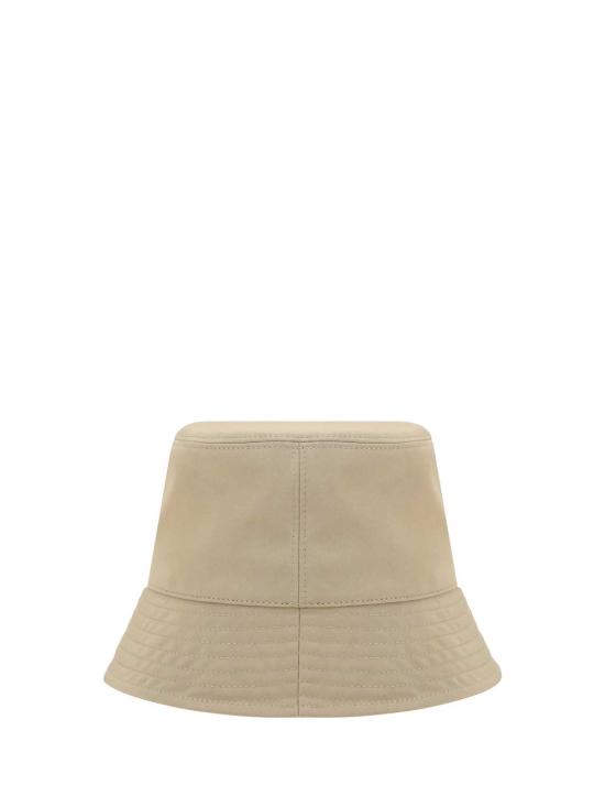  몽클레어 모자 몽클레르 로고 버킷햇 베이지 - MONCLER