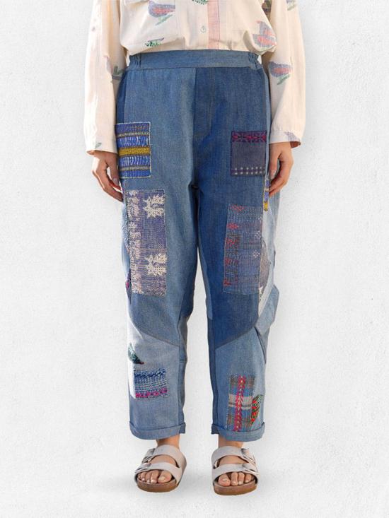  이키비 데님 팬츠 아키 팬츠