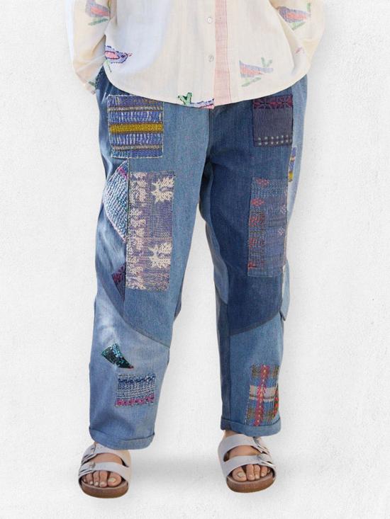  이키비 데님 팬츠 아키 팬츠 - IKKIVI