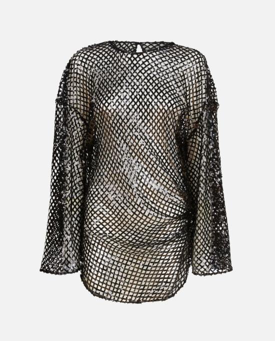  디 아티코 숏 원피스 아티코 미니 드레스 블랙