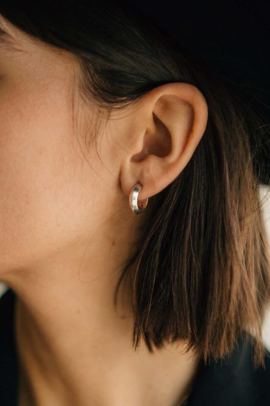  시에라 윈터 주얼리 이어링 굿 루킹 후프  스털링 실버 - SIERRA WINTER JEWELRY