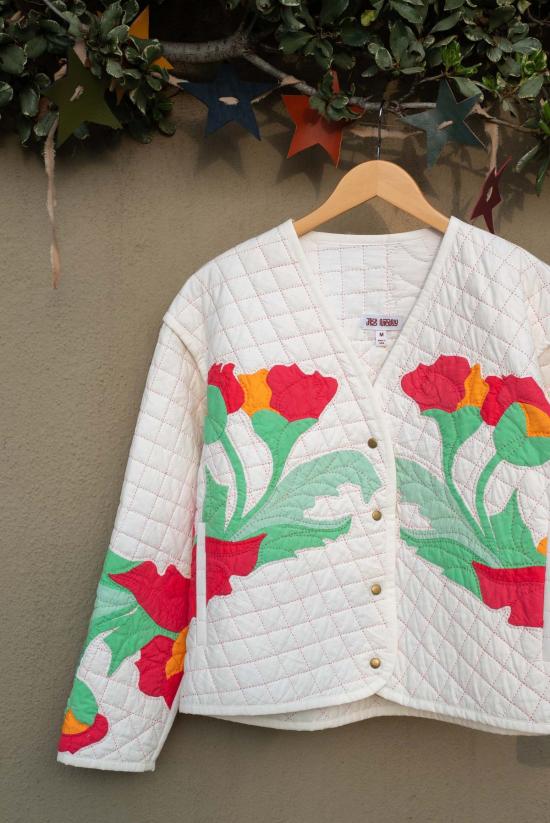  Jess Meany 코트 제스 미니 레드워크 포피스 아가베 - OTHER BRANDS