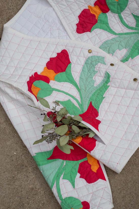  Jess Meany 코트 제스 미니 레드워크 포피스 아가베 - OTHER BRANDS