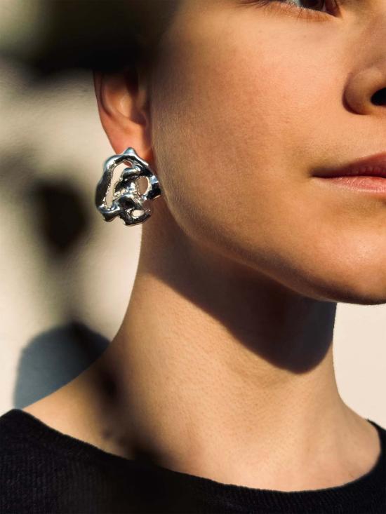  줄리 테브노 이어링 줄리 테베노 마그마 스몰  실버 스털링 실버