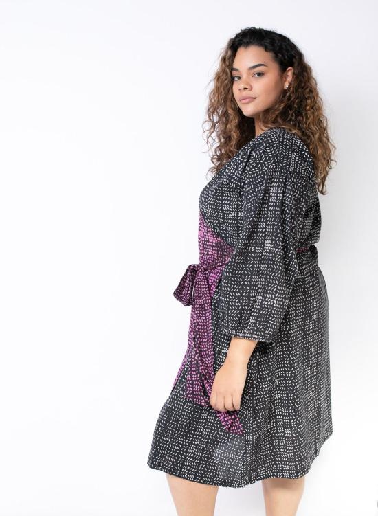  시크 콜렉티브 롱 원피스 Seek Collective Malika 드레스 나뭇잎 프린트 - SEEK COLLECTIVE