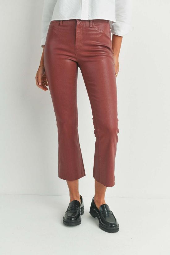  저스트 블랙 데님 데님 팬츠 코팅 킥 플레어 멀티 - JUST BLACK DENIM