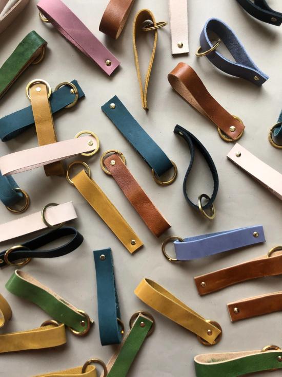  dreamers supply co 키링 드리머스 서플라이 컴퍼니 가죽 키체인