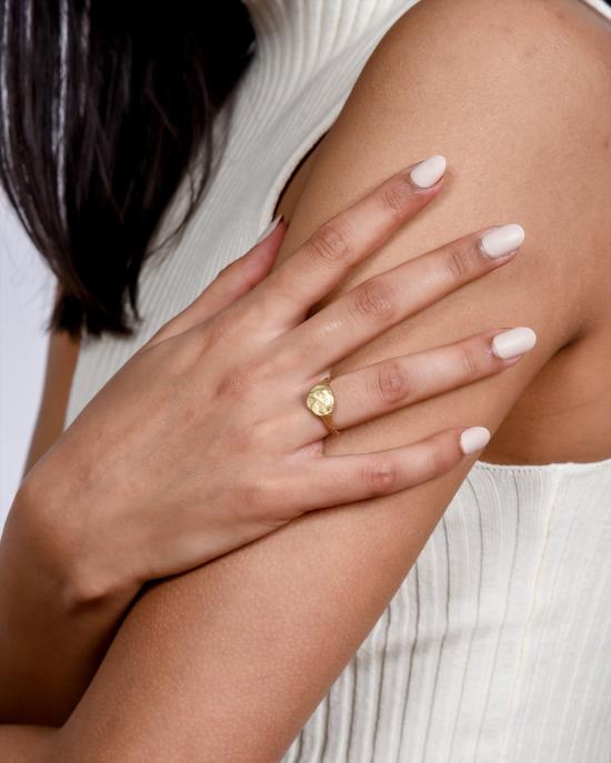  salt grass 반지 솔트그래스 페넘브라 시그넷 링 브라스