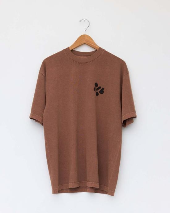  콜보 반팔 티셔츠 셰이프 로고 티셔츠