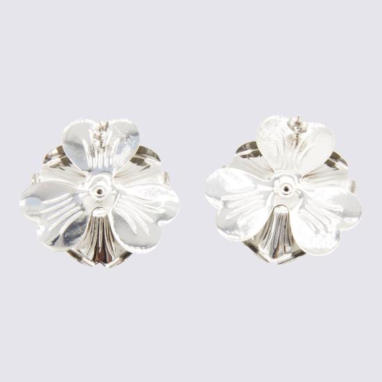  블루마린 이어링 실버 귀걸이 실버/실버/크리스탈 - BLUMARINE