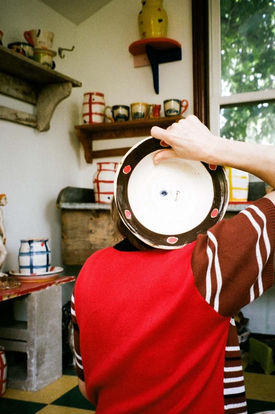  마리아 스탠리 반팔 티셔츠 에릭 폴로 스트라이프 - MARIA STANLEY