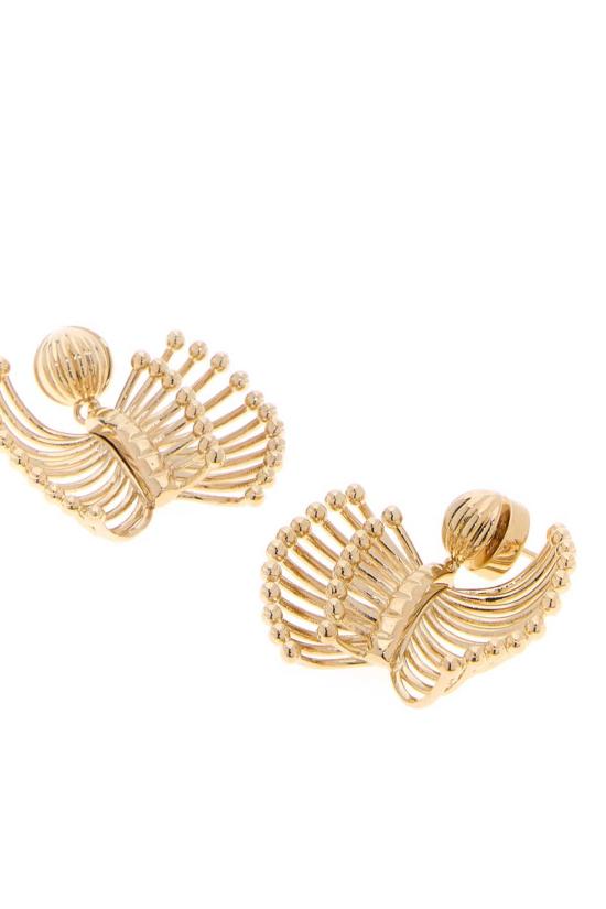  미우미우 이어링 골드 메탈  오로 - MIU MIU