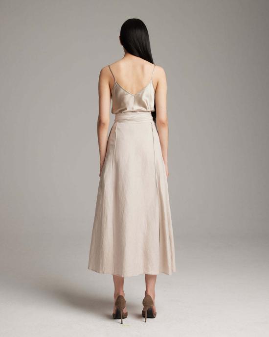  보즈 미디 스커트 Voz 버터플라이 랩 스커트 멀티 - VOZ