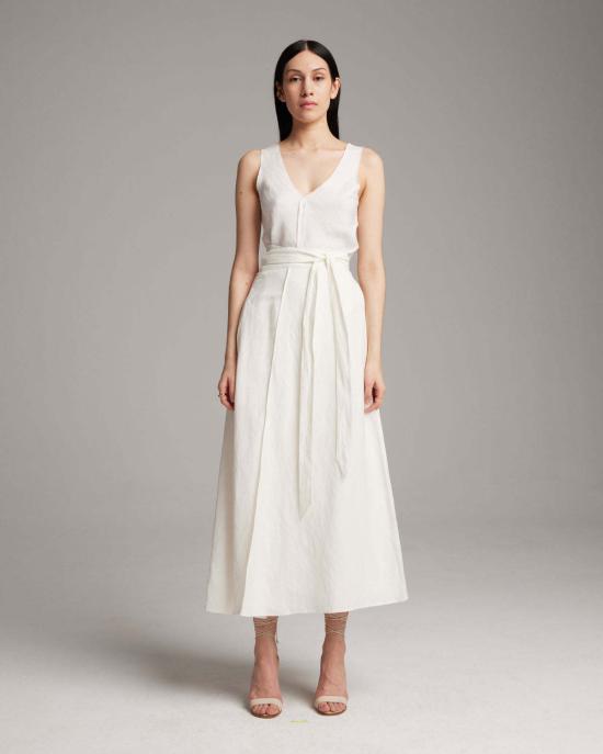  보즈 미디 스커트 Voz 버터플라이 랩 스커트 멀티 - VOZ