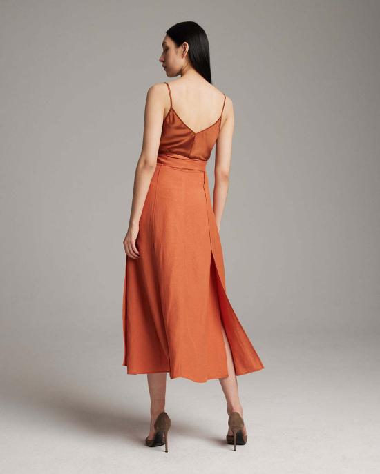  보즈 미디 스커트 Voz 버터플라이 랩 스커트 멀티 - VOZ