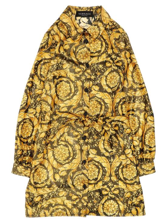  [키즈] 베르사체 원피스 바로코 키즈 드레스 멀티컬러