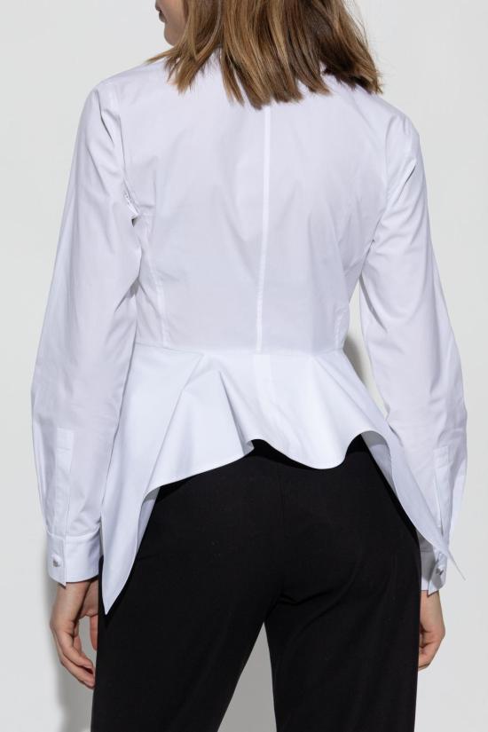  막스마라 블라우스 막스 마라 감마 셔츠 비앙코 - MAX MARA