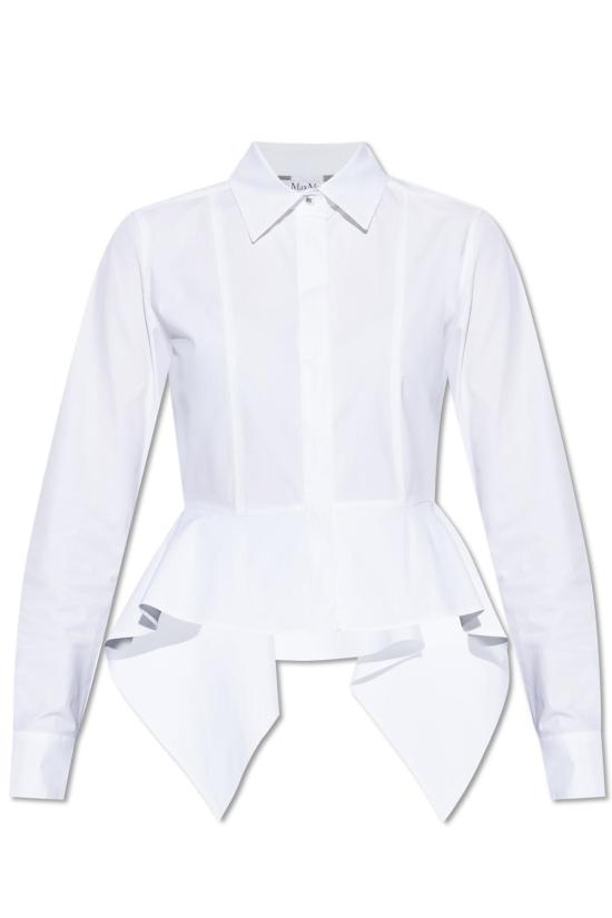  막스마라 블라우스 막스 마라 감마 셔츠 비앙코